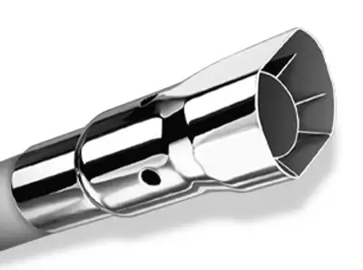 Borla Touring Cat-Back Exhaust System 2.25 in. Into 2 in. Incl. TubingMufflerMtg. Hardware2.75in.x2.5in. Squarex6.5in. Long Single Angle-Cut Intercooled Tip SingleRightRearExit