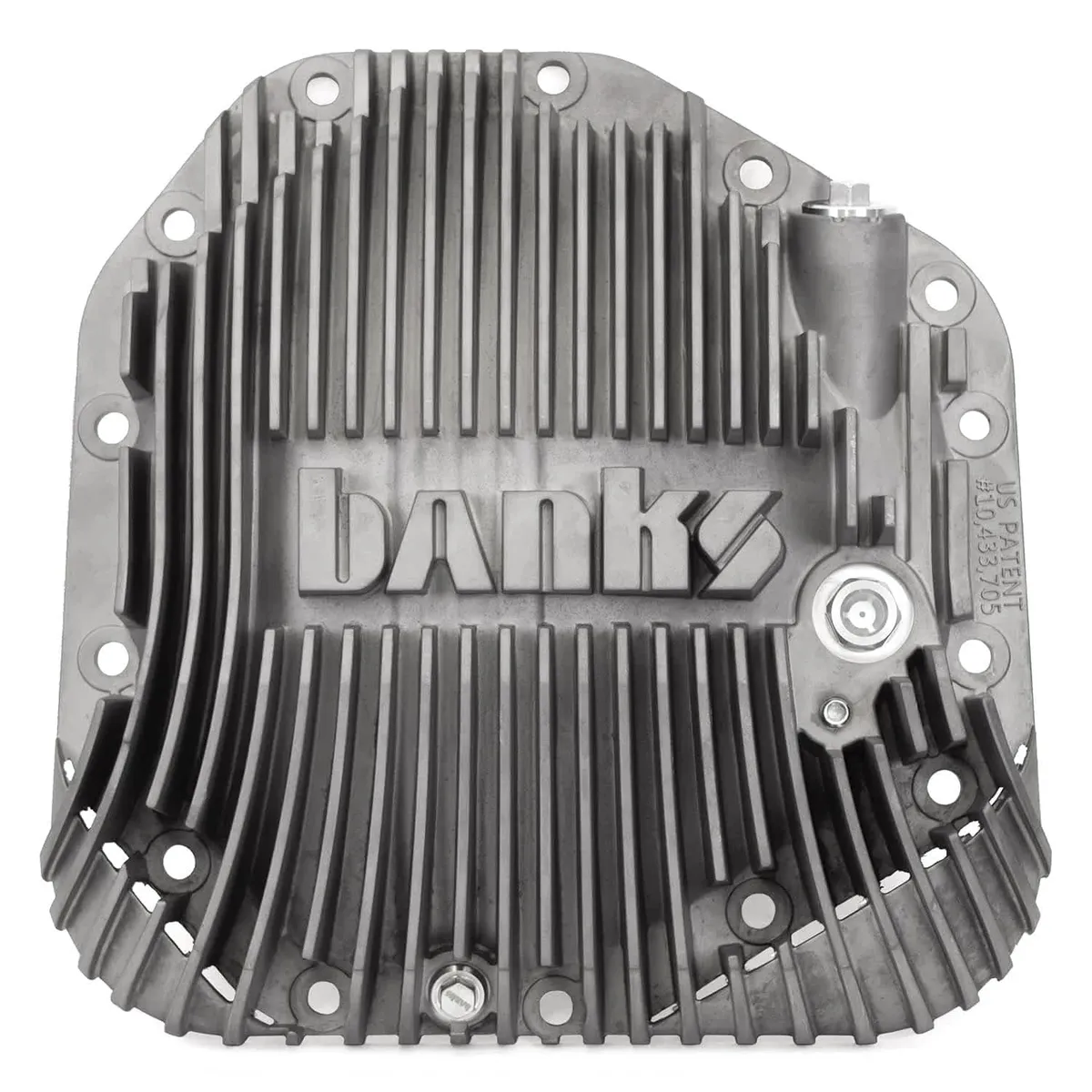 Ram-Air Differential Cover Kit Satin Black/Machined w/Hardware for 17-24 Ford F250 HD Tow Pkg and F350 SRW with Dana M275 Rear Axle Banks Power product image
