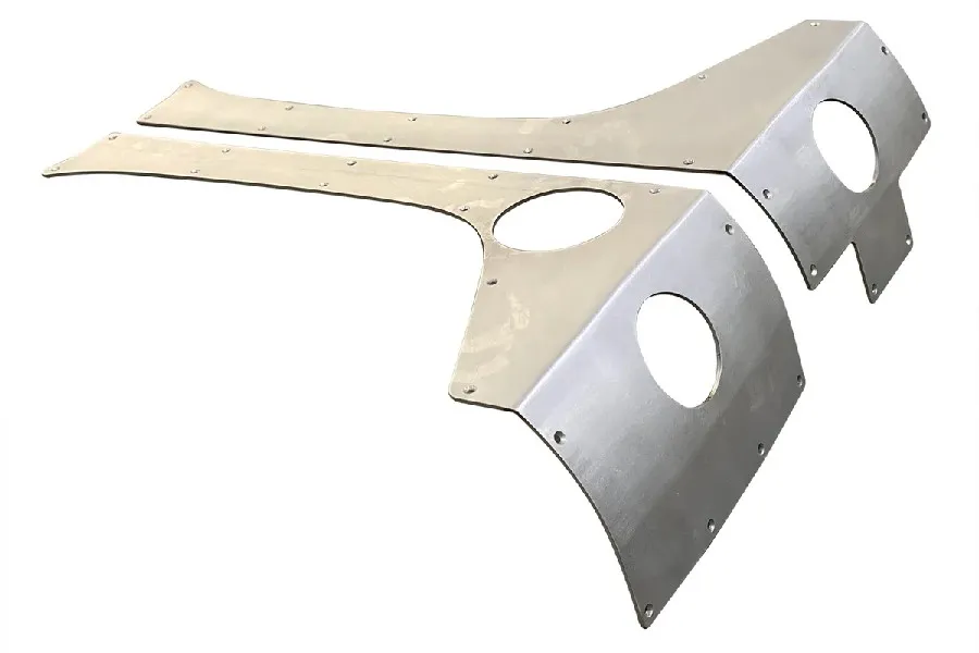 Motobilt Motobilt Steel Rear Corner Armor w/Round Tail Light Holes - JK 4dr