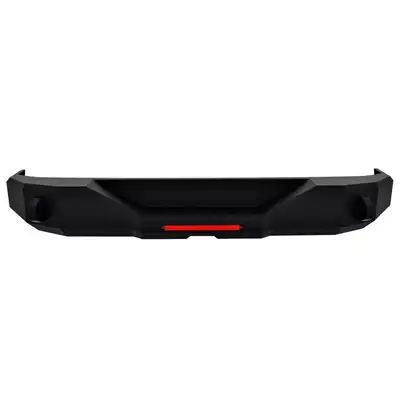 Raptor Series Magnum Rear Bumpers Black Textured Alloy Steel - 07-18 Jeep Wrangler JK/JKU