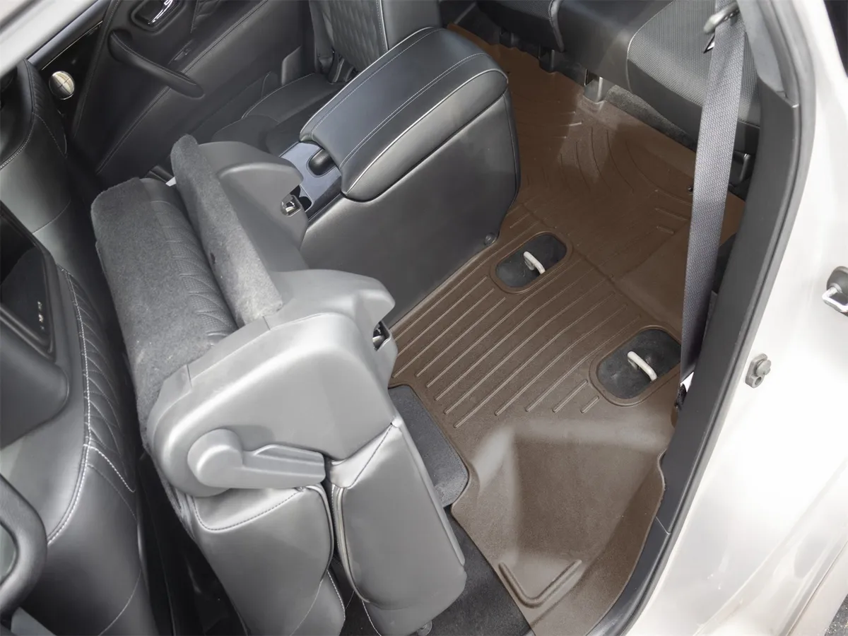 WeatherTech Black Rear FloorLiner HP fits 2019-2024 Infiniti /Nissan QX80 Armada -2nd Row Bucket Seats with Center Console Part #: 4715023IM product image