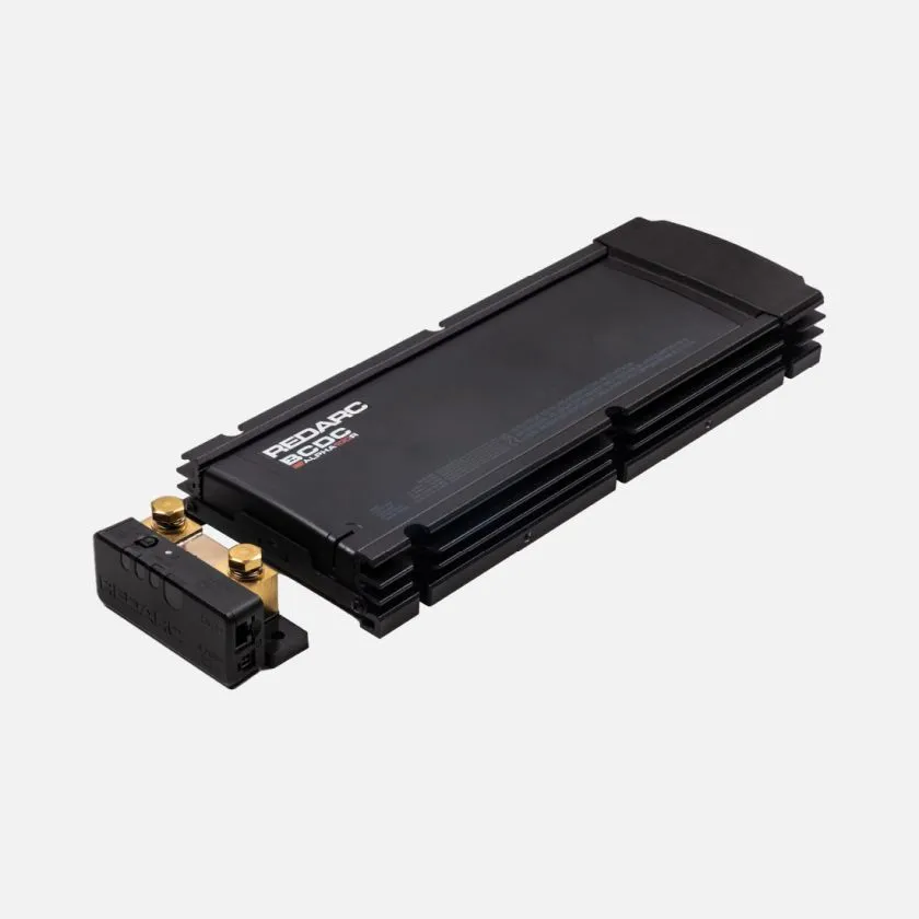 Redarc 12v 100a Dc/Dc Alpha R-Bus In-Vehicle Battery Charger W/Mppt Solar Controller Battery Monitor Bcdc12100r product image