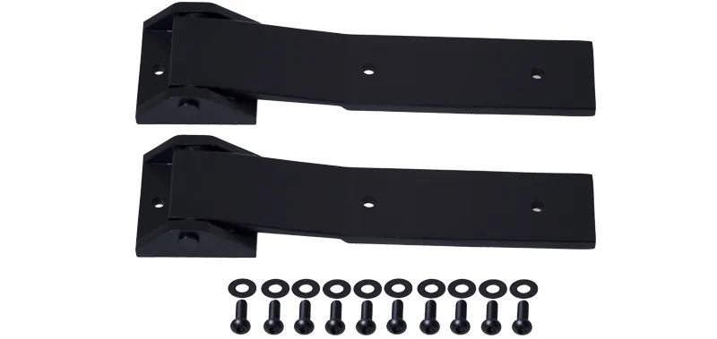 Jeep JK Tailgate Hinge Pair 07-18 Wrangler JK Textured Black Kentrol product image