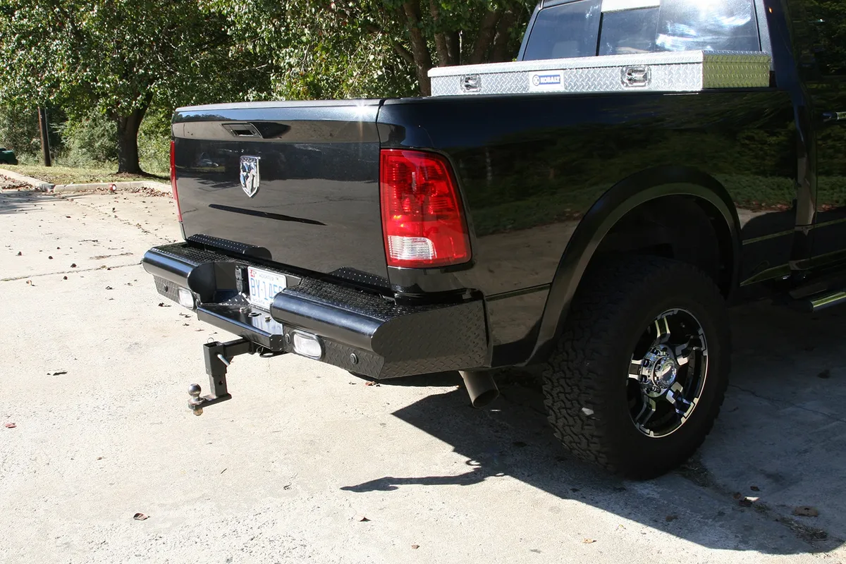 0918 RAM 1500/1018 RAM 2500/3500/4500/1017 RAM 5500 Rear Ranch Bumper product image
