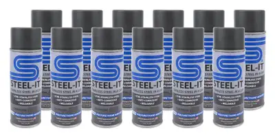 STEEL-IT Charcoal Polyurethane Case 12 x 14Oz. Can