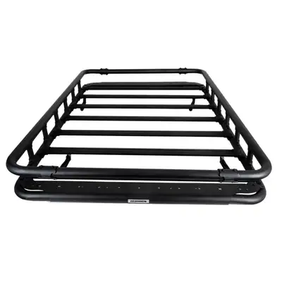 Go Rhino Go Rhino 5935473T - SRM500 - 75 Flat Platform Roof Rack With Full Rail Kit - Textured Black