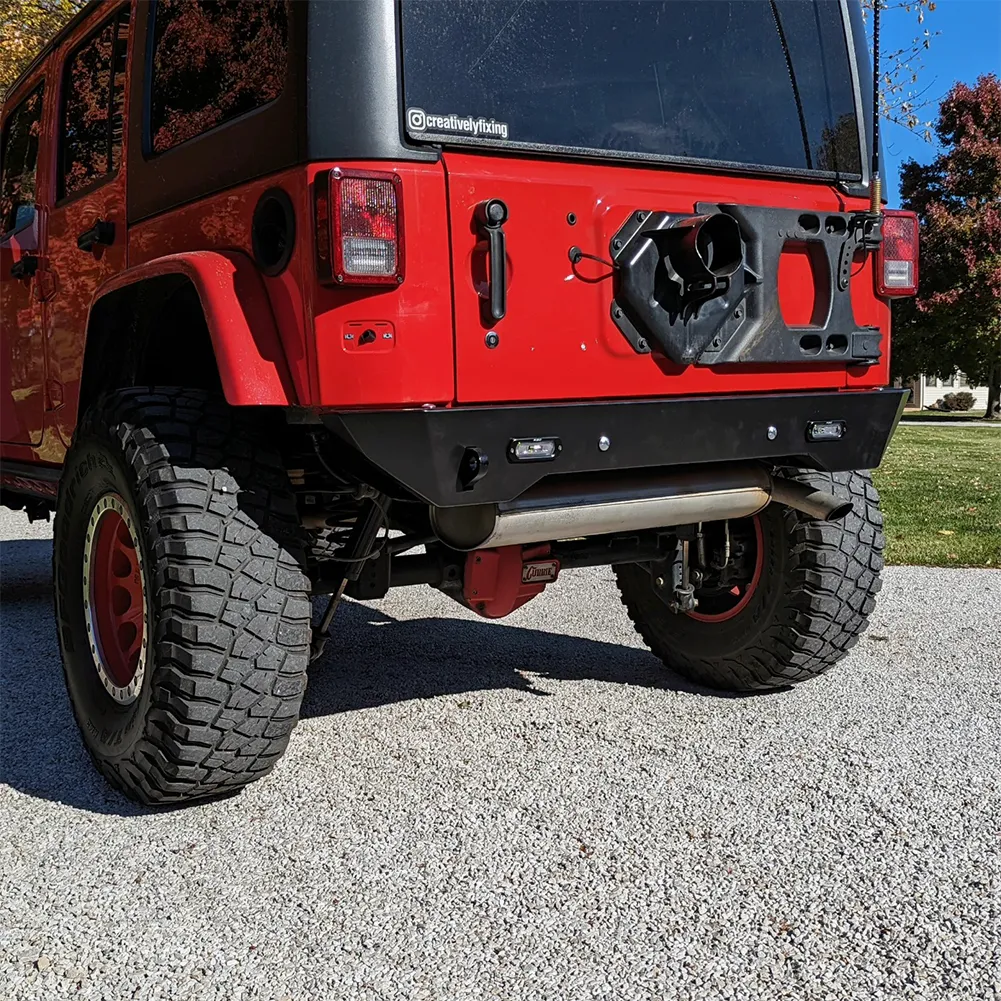 07c Wrangler Krawler Lite High Clearance Rear Bumper Raw product image