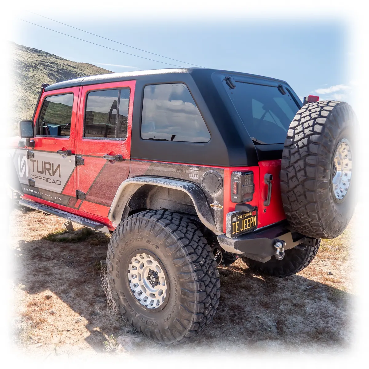 Fastback Hard Top for Jeep Wrangler JK Unlimited 4-Door product image