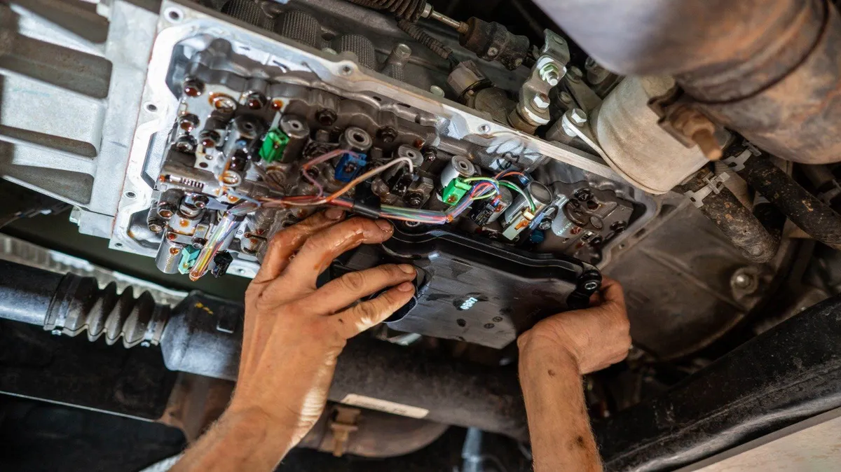 Cast Aluminum for Toyota AB60 - BLACK Fits 2009 to 2017 Toyota Tundra and Sequoia V8 models with a AB60 automatic transmission. product image