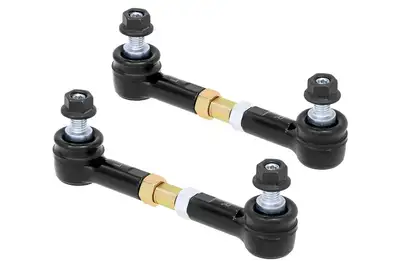 Rock Jock Antirock® Sway Bar End Link Kit; Adjustable; 3.5 in. Long; Rods w/ Sealed Rod Ends And Jam Nuts; pair;