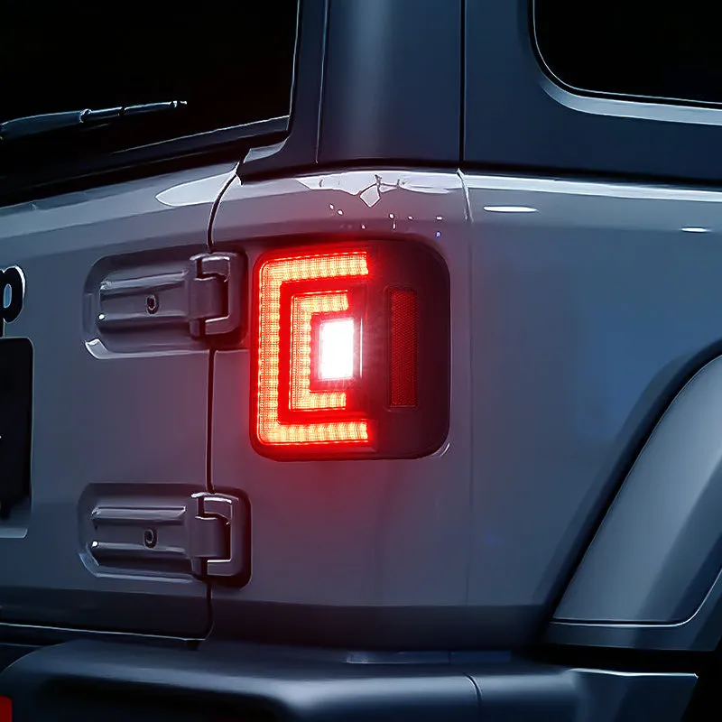 Flush Mount Jeep Wrangler Tail Lights – Ultra Bright LED Upgrade for JL 2018–2026 product image