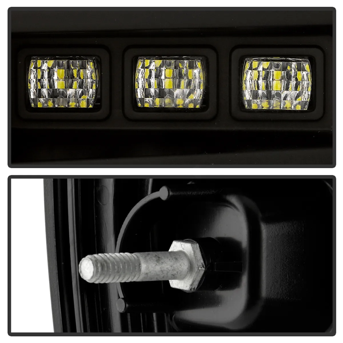 ( Spyder ) Chevy Tahoe / Suburban 2021 - 2023 Halgen Model Only ( Not Compatible With Factory LED Model ) LED Tail Lights - Greeting Lights - LED White Light Bar Parking Light - Black product image