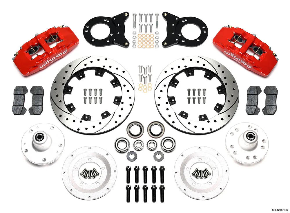 1963 - 1970 Ford, Mercury Forged Dynapro 6 Big Brake Front Brake Kit (Hub) - 140-12947 product image