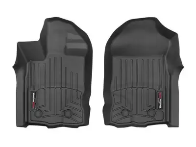 Weathertech FloorLiner™ DigitalFit®; Black; Front;