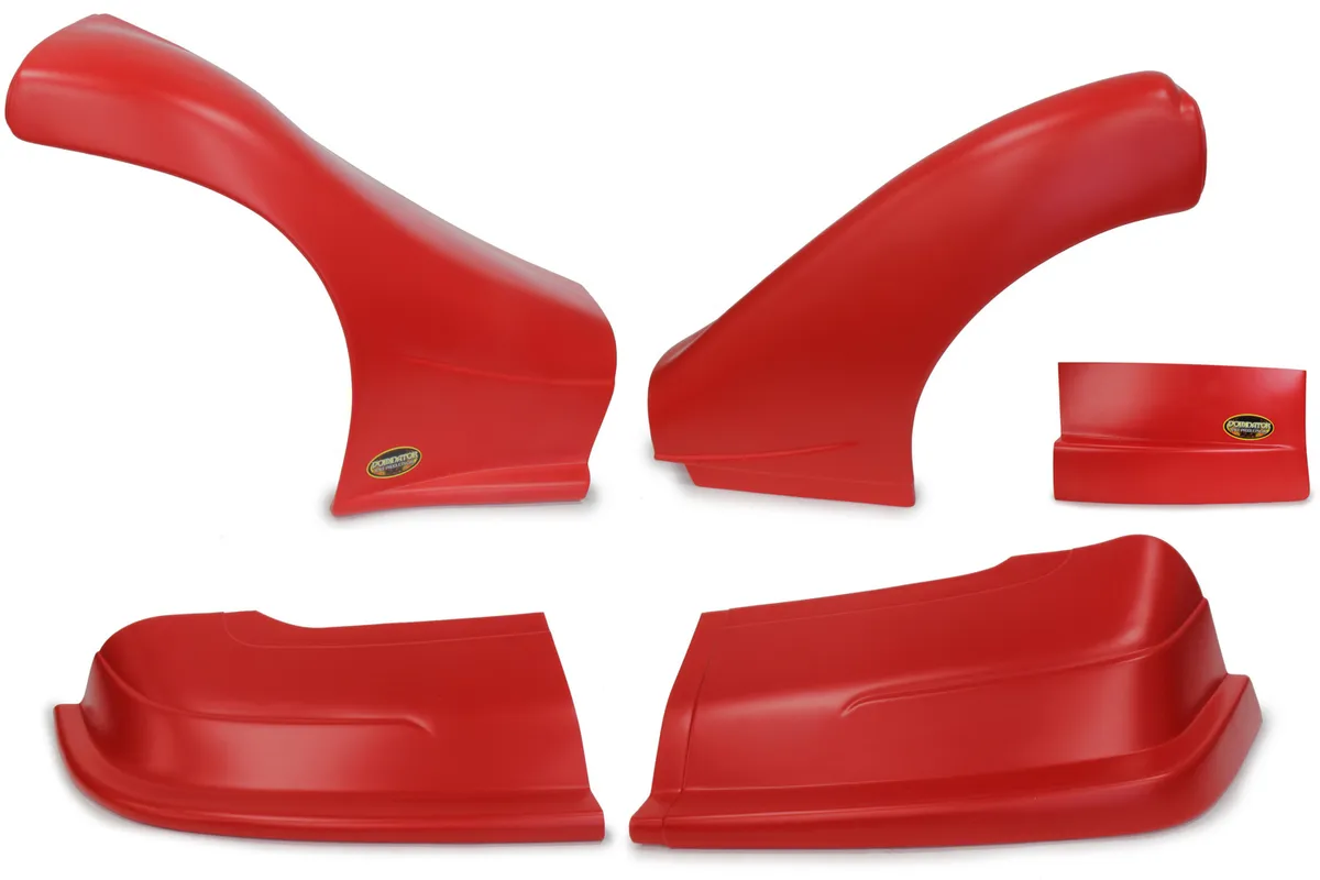 Dominator Race Body Dominator Late Model Nose Kit Red