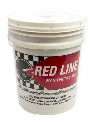 Red Line Oil Gear Oil Synthetic Heavy Shockproof 5 Gallon Red Line Oil