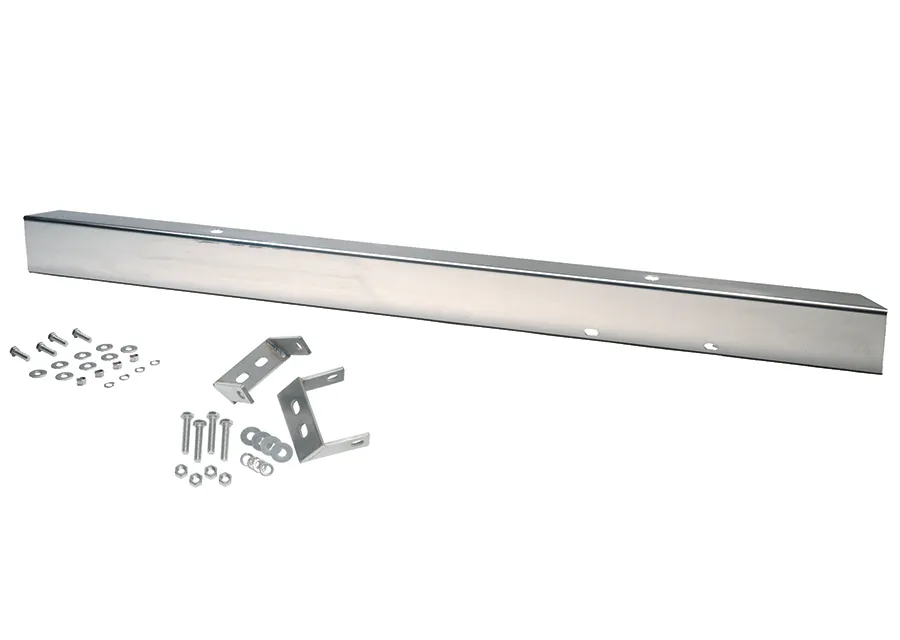 Jeep CJ Rear Bumper 1945-86 CJ5 and CJ7 Polished Silver Kentrol product image