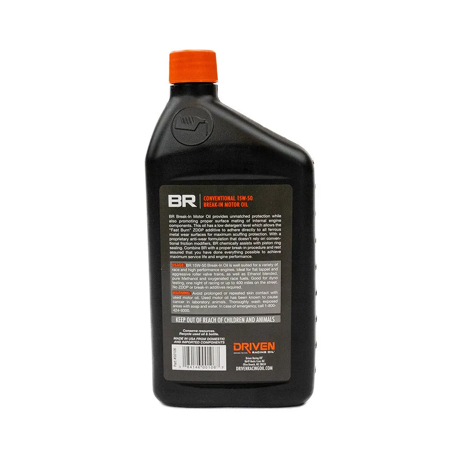 DRIVEN Conventional Break In Motor Oil 15W-50 (1 Quart) product image