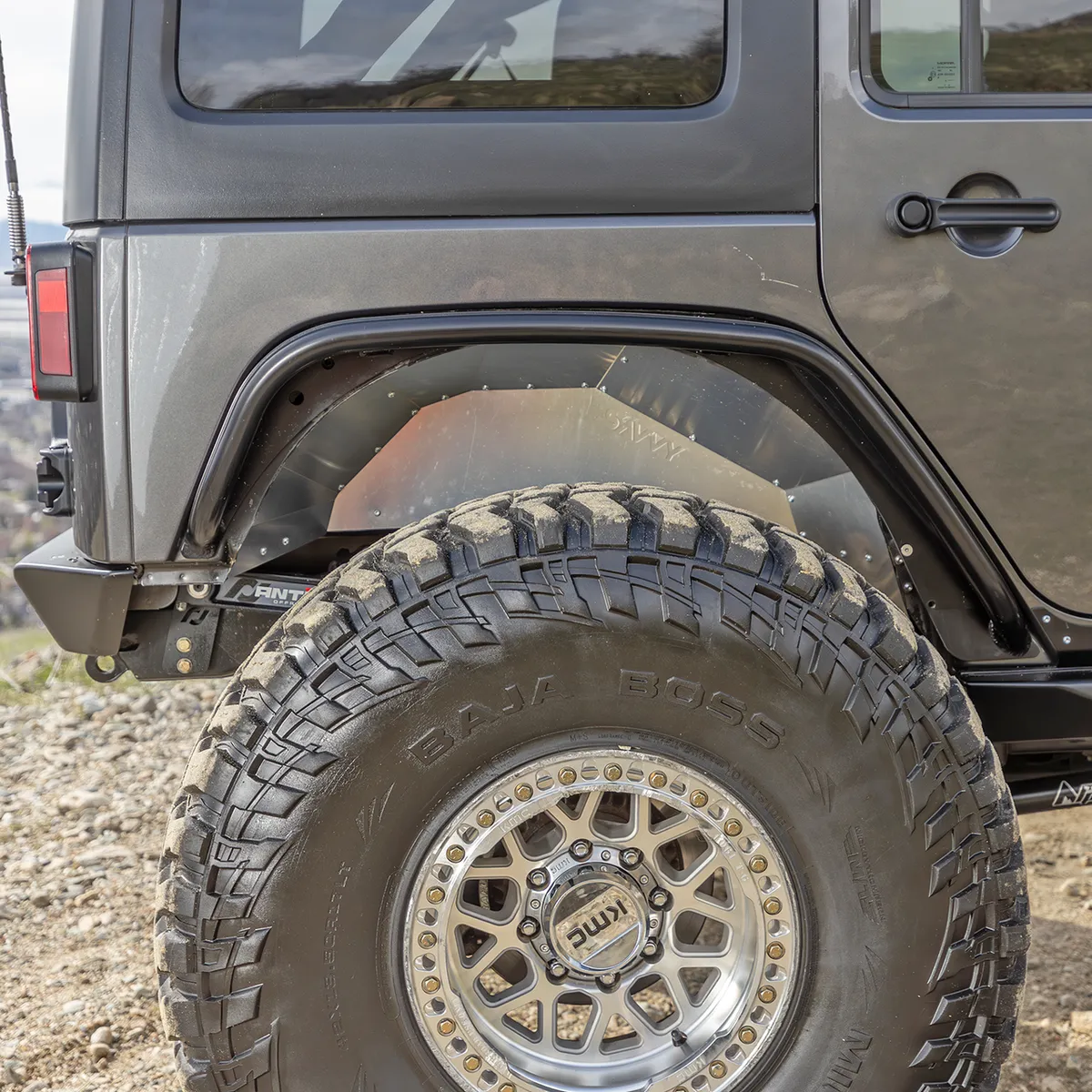 0718 Wrangler Rear Fender Inner Liner Raw product image