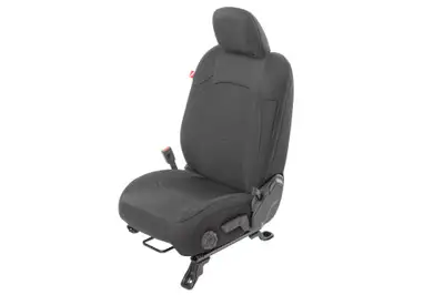 Diver Down Jeep Wrangler Neoprene Seat Covers for 18-20 Jeep Wrangler JL Unlimited 4-Door w/Leather Interior Black Diver Down