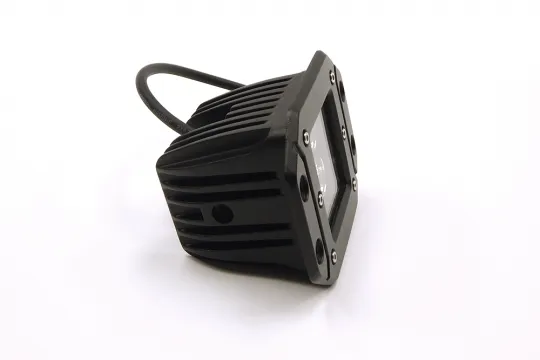 3.0 X 3.0 Inch 16W Square Flush Mount LED Light Flood Beam 1,440 Lumens Each Southern Truck Lifts product image