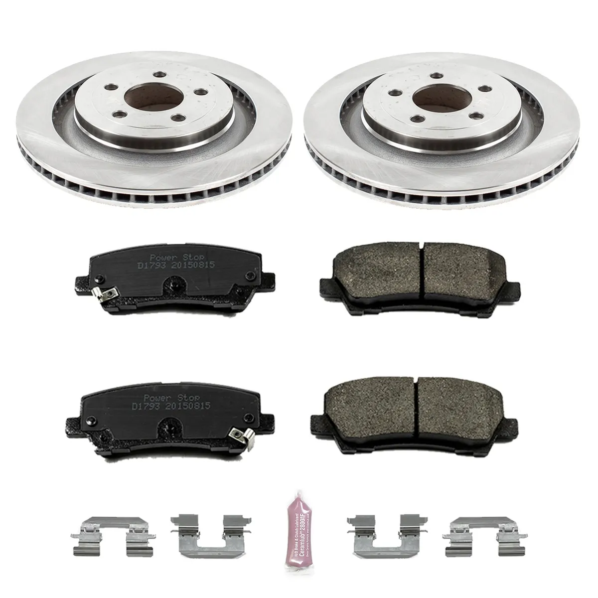 Z17 Direct Replacement Kit: Rotors; Ceramic Pads W/Hardware product image