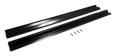 Crown Automotive Jeep Replacement RT Off-Road - Stainless Black Entry Guard Set