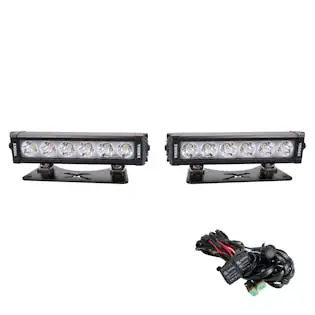 Vision X Lighting 14c 4runner Behind The Grille Dual Light Bar Kit Halo Spot