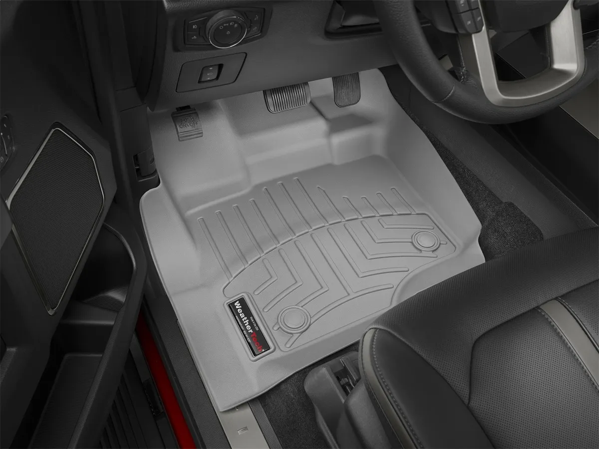 2015 Ford F-150 Grey Front FloorLiner Fits SuperCrew and SuperCab product image