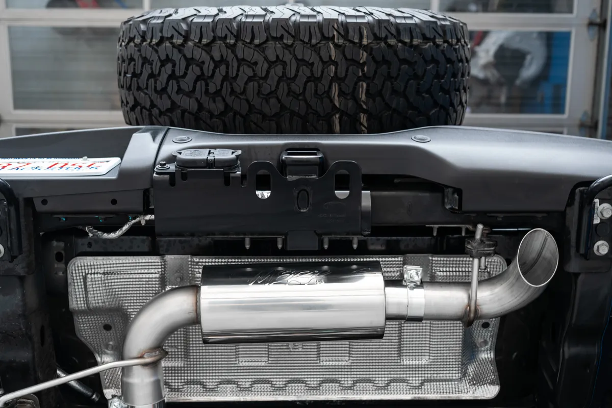 3 inch Cat-Back Single High Clearance Rear Exit 2021-Up Ford Bronco T304 Stainless Steel MBRP product image