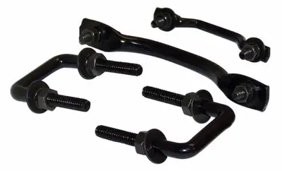 Steinjager Steinjäger Exterior Accessories Wrangler YJ 1987-1995 Windshield Footman Black