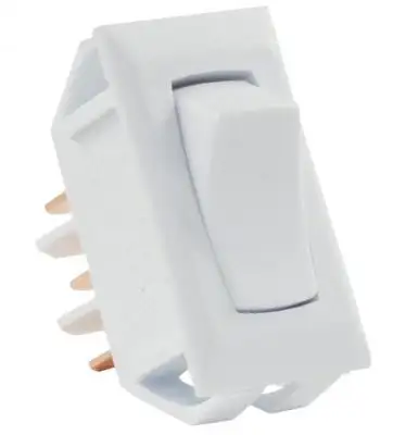 JR Products Standard 12v On/On Switch White