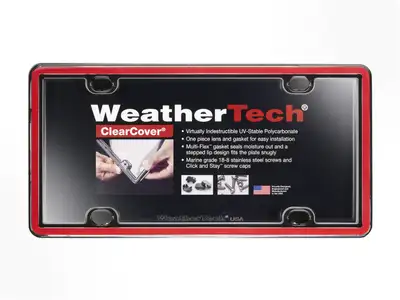 Weathertech Universal ClearCover Frame Kit Red Universal NA Accessory