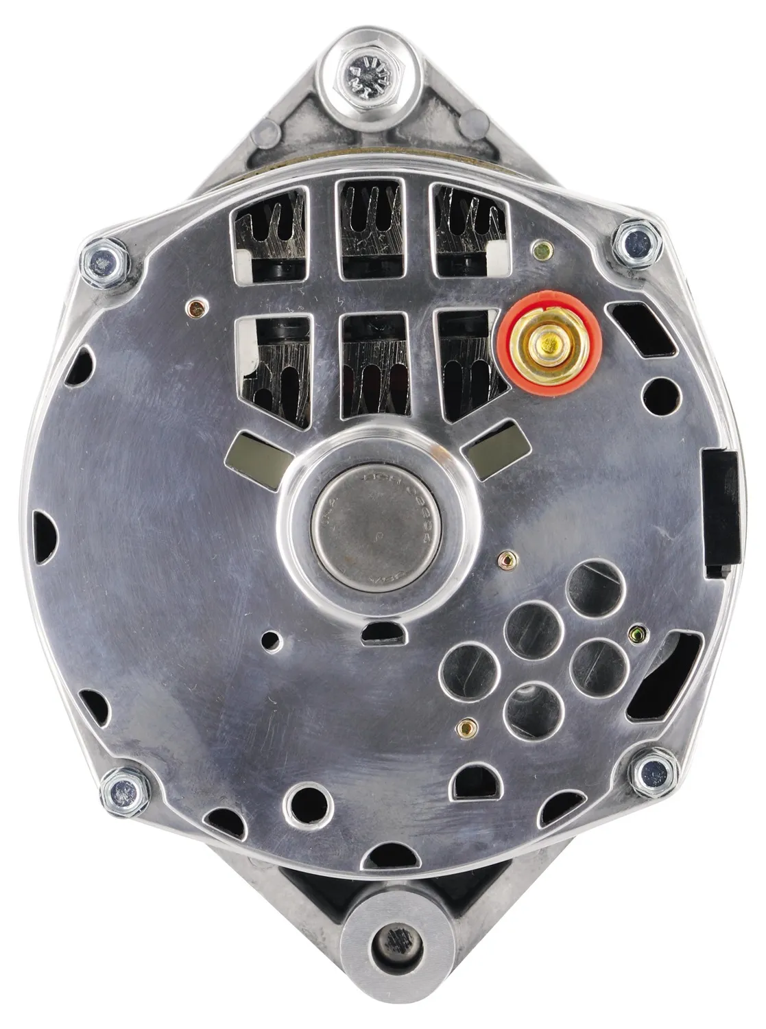 Alternator; 12si; 150 Amp; 100 Idle; 1 Groove V Type; Baffle And Cone; Polished; product image