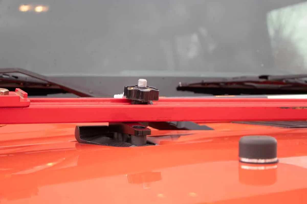 Fishbone Offroad Hi-Lift Jack Hood Mount for 2007 & Up Jeep Wrangler/Gladiator FB31317 product image