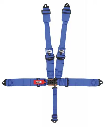 crow safety 5-Way L&L 52in Lap Belt DB Harness Alum adjuste