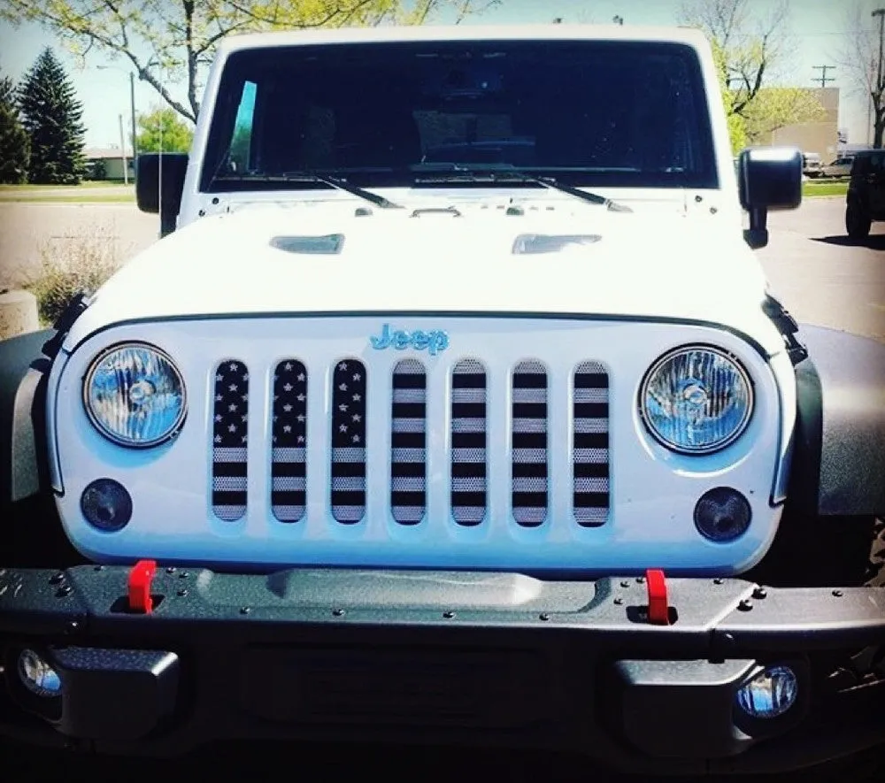 Black & White Collection American Flag Grille Inserts product image