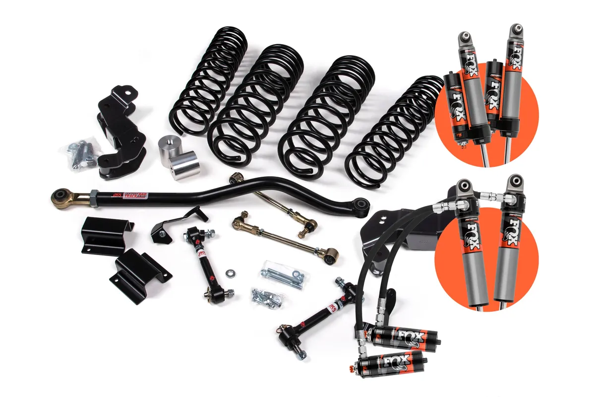 2020-2023 Jeep Gladiator JT 4WD 3-3.5 Inch J-Kontrol Suspension Lift Kit 1.5-2 Inch Rear w/ Fox 2.5 Performance Elite Shocks JSPEC product image