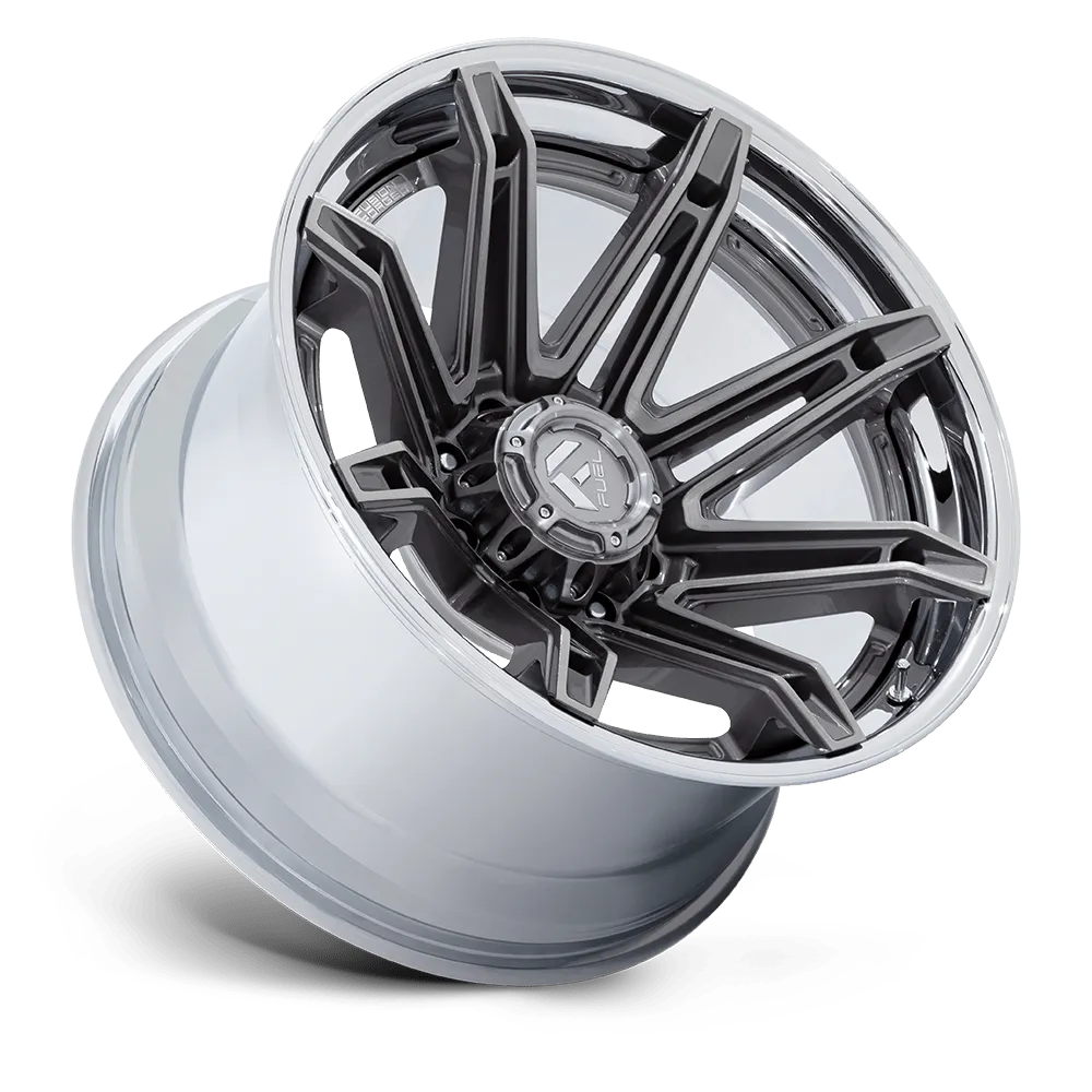 Fuel Wheels | Brawl | Platinum w/ Chrome Lip product image