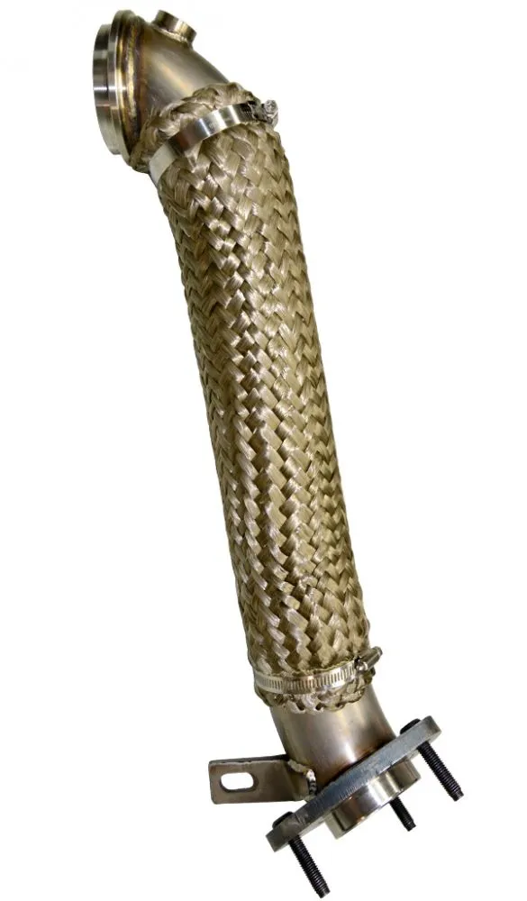 Down Pipe Three-Inch 304 Stainless Steel 2015-2016 GM 6.6L Duramax LML - 3 Stud Flange PPE product image