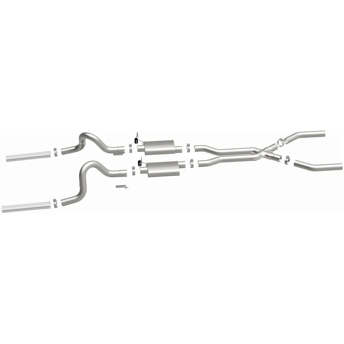MagnaFlow 1964-1966 Ford Mustang Street Series Crossmember-Back Performance Exhaust System product image