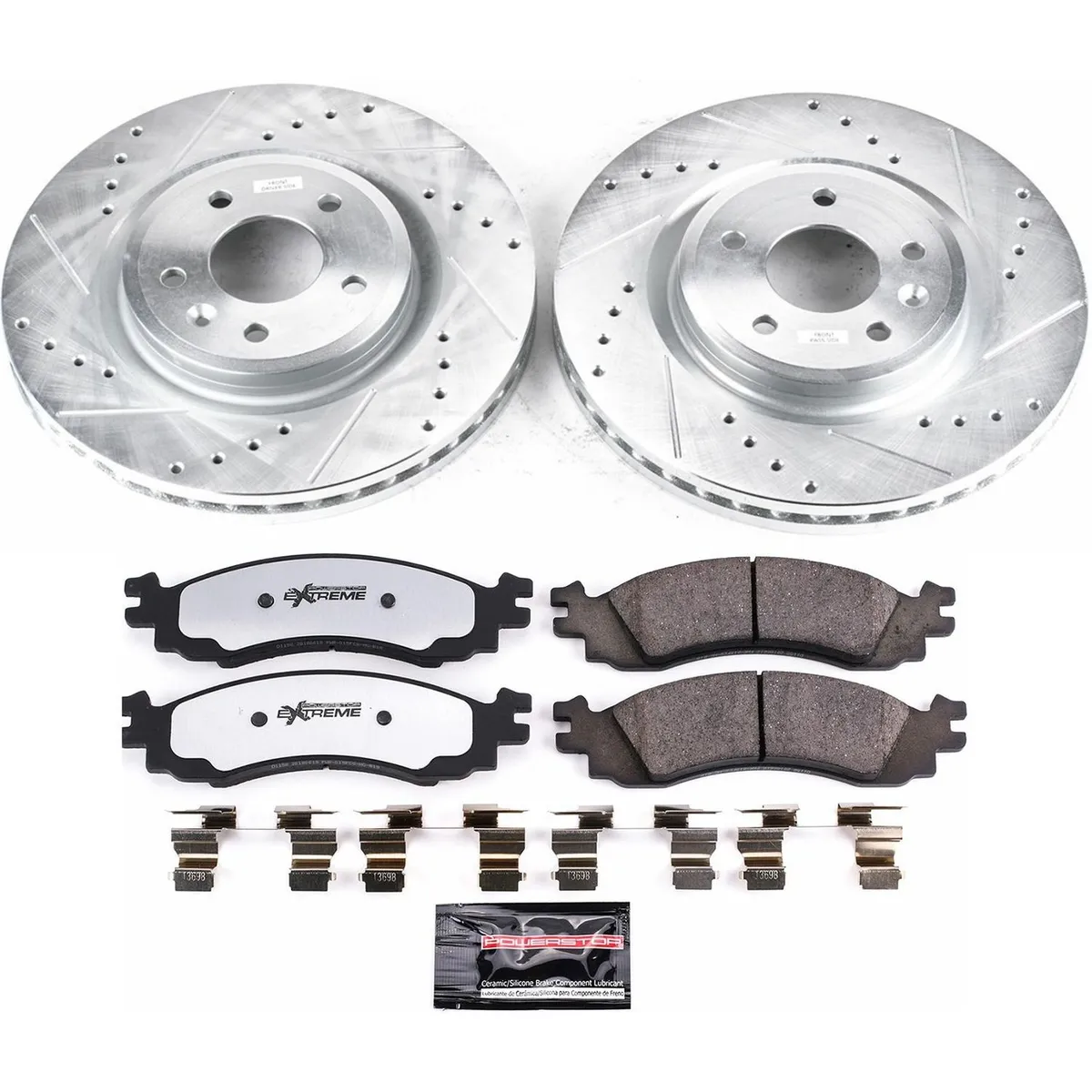 Z36 Truck/Tow Upgrade Kit: Drilled/Slotted Rotors; Carbon-Fiber Ceramic Pads W/Hardware product image
