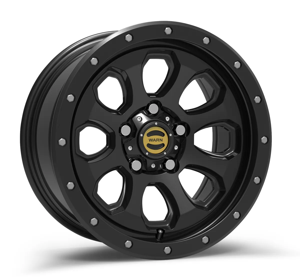 Warn - Warn Epic Moonsault Wheel in Black; 17x8.5 Diameter, 5x5 (5x127) Bolt Pattern, 0 Offset Perfect For Jeep Wrangler Jk, Jl, And JT Fitments ; product image