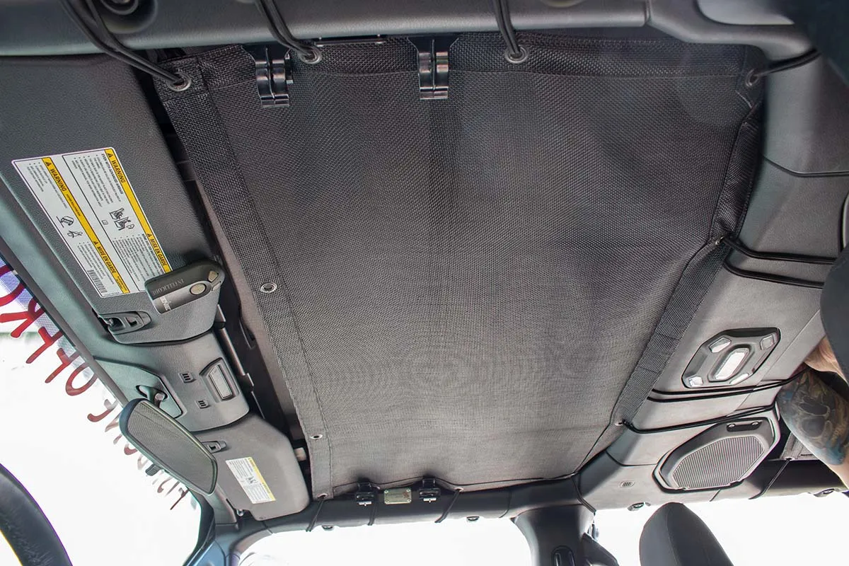 2018-Present Jeep Wrangler JL/U and 2018-Present Jeep Gladiator JT Front Sun Shade Fishbone Offroad product image