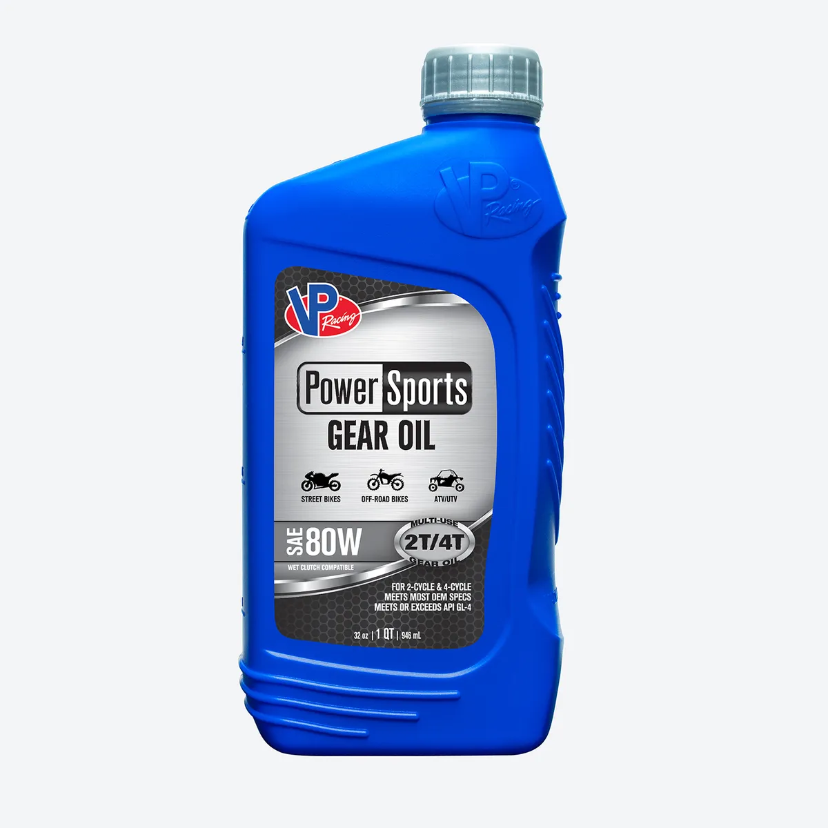 VP Racing Fuels 2946 VP Powersports SAE 80W Gear Oil QT product image