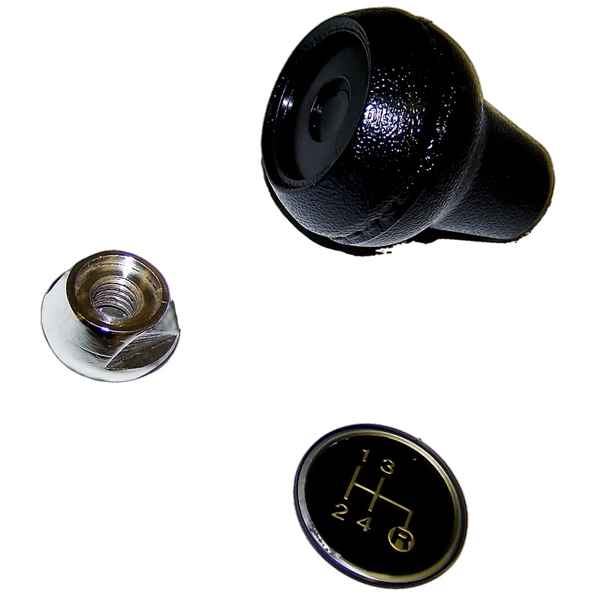 Crown Automotive Jeep Replacement 3241067K Transmission Shift Knob Kit for Select Jeep Models w/ T4, T176, T177 Trans. product image