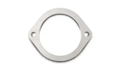 Vibrant Performance Exhaust Flange; 3.5 in. BHCC; 2 in. ID; 4.9375 in. Flange W; 3 in. Flange H; 0.375 in. Thickness; 304 Stainless Steel; 2 Bolt; Single Flange; Retail Packed; 1pc.;