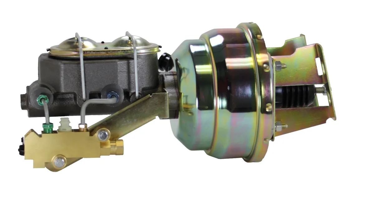 Leed Brakes 3M1A1 8 inch dual power booster, 1-1/8 inch bore master disc/drum (Zinc) product image