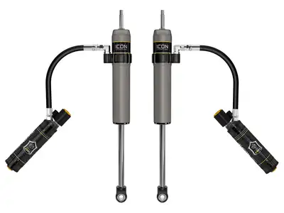 ICON Vehicle Dynamics ICON 2023-2025 Ford F-250/F-350 Super Duty 4WD, 4.5” Lift, Front, V.S. 2.5 Aluminum Series Shocks, Remote Reservoir w/ CDEV, Pair