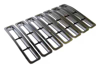 Crown Automotive Jeep Replacement RT Off-Road - Plastic Chrome Grille Insert Set